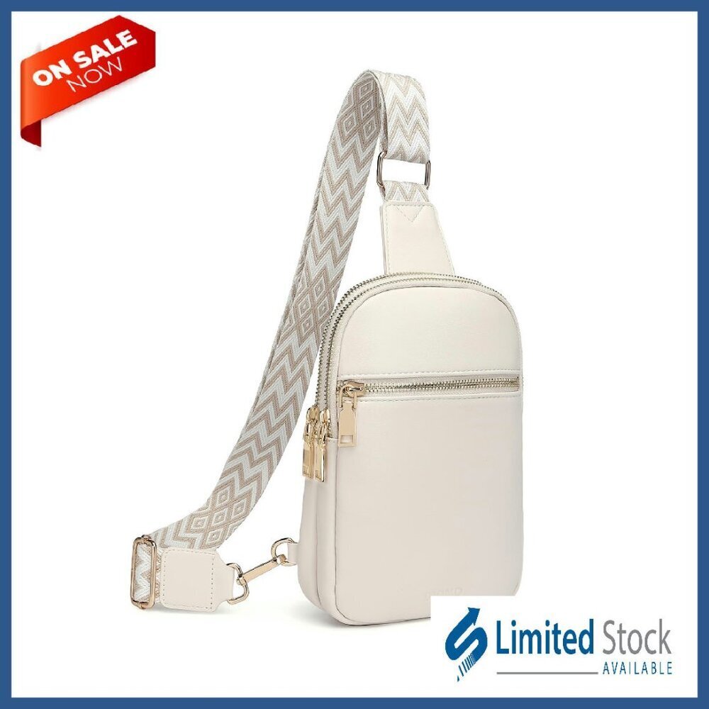 Small RFID Anti Theft Sling Bag Vegan Leather Crossbody Purse Lightweight